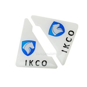 ضربه گیر گوشه درب ژله ای شفاف با لوگو ikco بسته 2 عددی